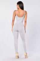 Jumpsuit in Heather Grey
