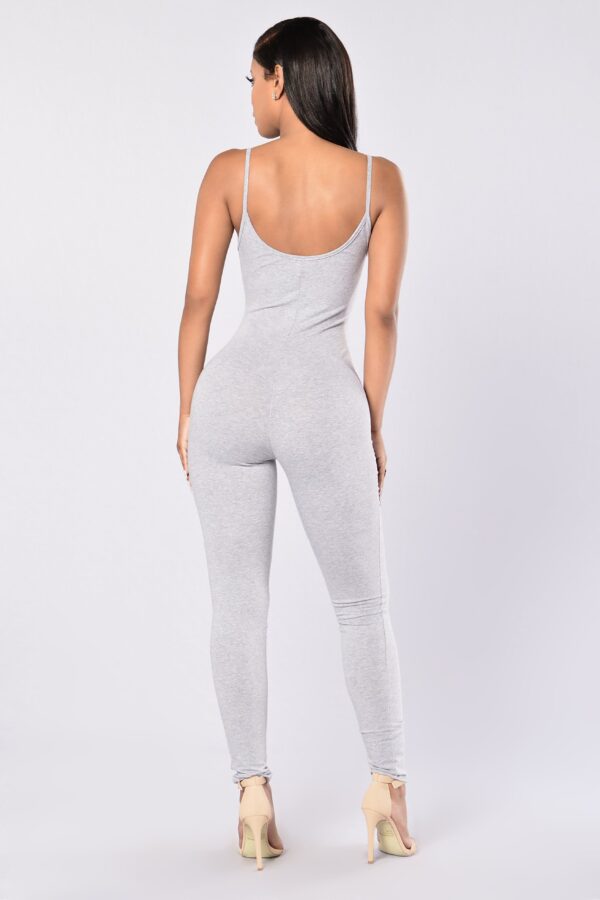 Jumpsuit in Heather Grey
