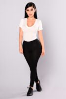 Leggings in Black 95% cotton