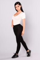 Leggings in Black 95% cotton