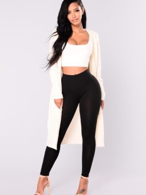 Leggings in Black 95% cotton