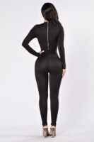 Jumpsuit in Black 96% polyester