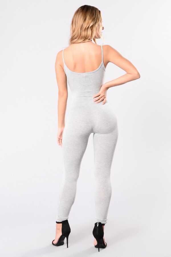 Jumpsuit in Heather Grey