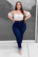 Pants in Blue 55% cotton