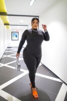 Jumpsuit in Black 96% polyester