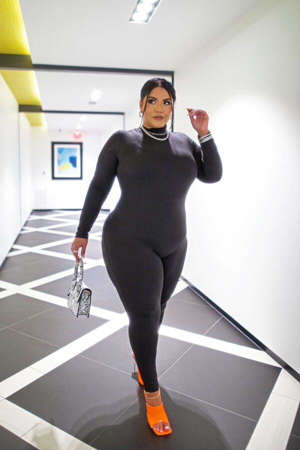 Jumpsuit in Black 96% polyester