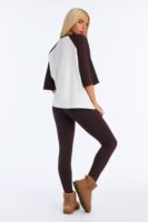 Brown Graphic Leggings