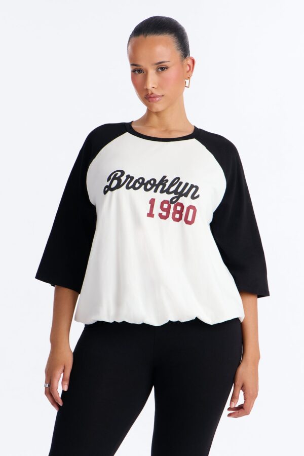Contrast Leggings in Black and White