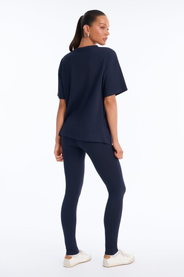 Leggings in Navy 95% cotton