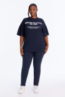 Leggings in Navy 95% cotton