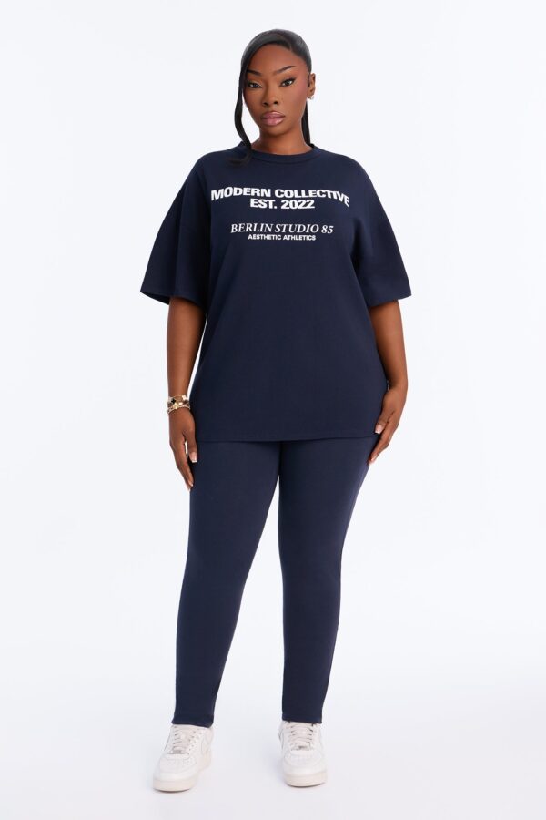 Leggings in Navy 95% cotton