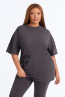 T-shirt in Charcoal