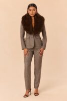 Brown Blazer with contrast