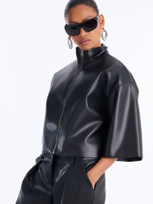 Black Blouse with mock neck