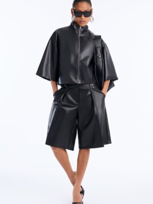 Black Blouse with mock neck