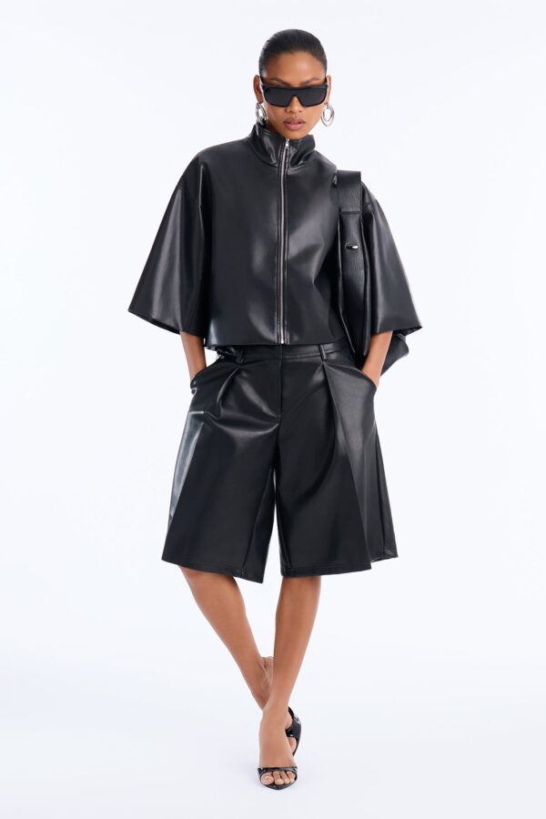 Black Blouse with mock neck