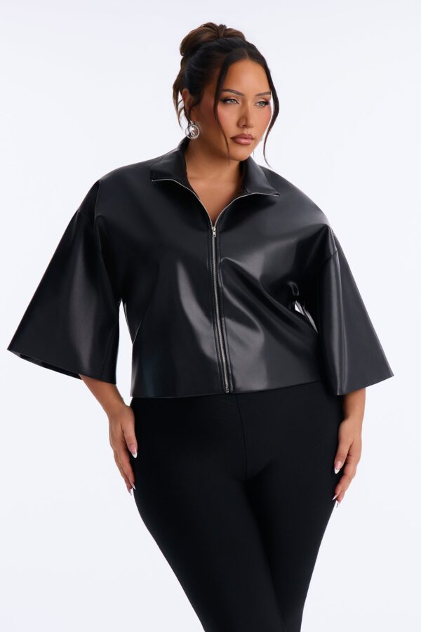 Black Blouse with mock neck
