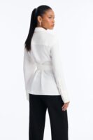 Shirt in White 100% polyester