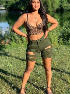 Ladies Kit Olive Shorts