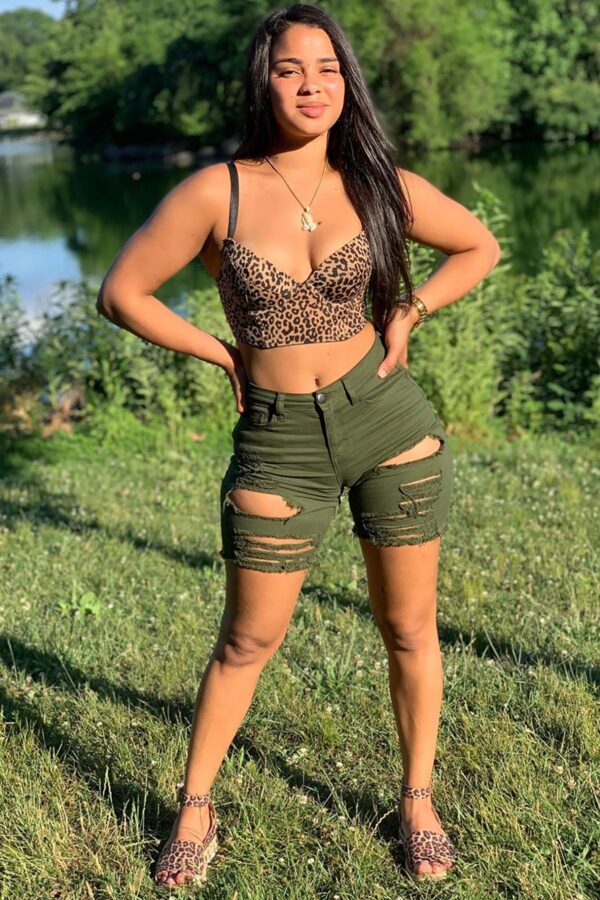 Ladies Kit Olive Shorts