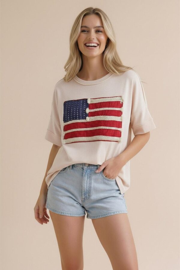 Ivory Graphic Top