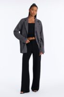 Blazer in Charcoal 97% polyester