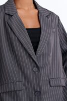 Blazer in Charcoal 97% polyester