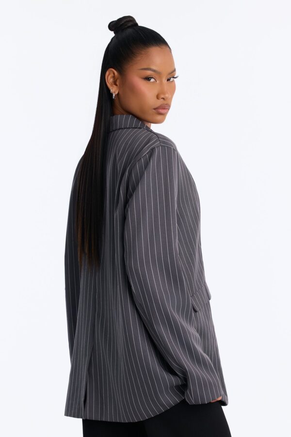 Blazer in Charcoal 97% polyester