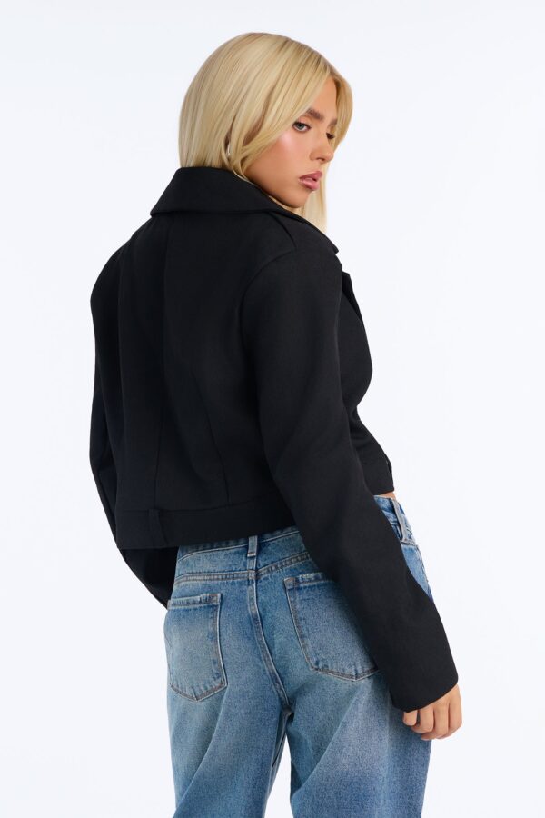 Black Cropped Blazer