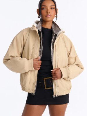 Khaki Contrast Jacket