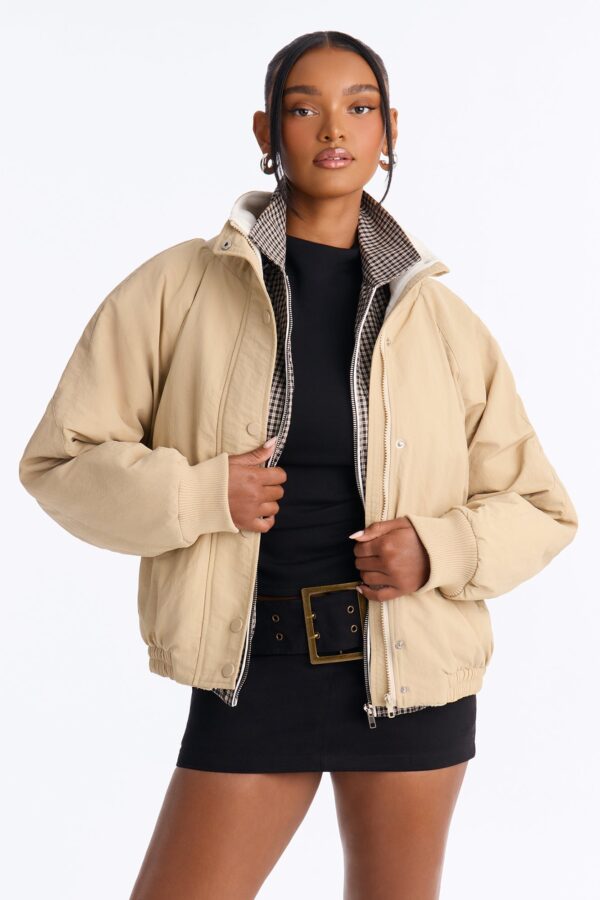 Khaki Contrast Jacket