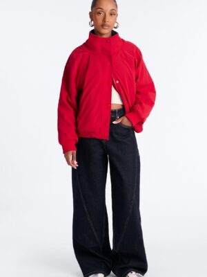 Red Contrast Jacket