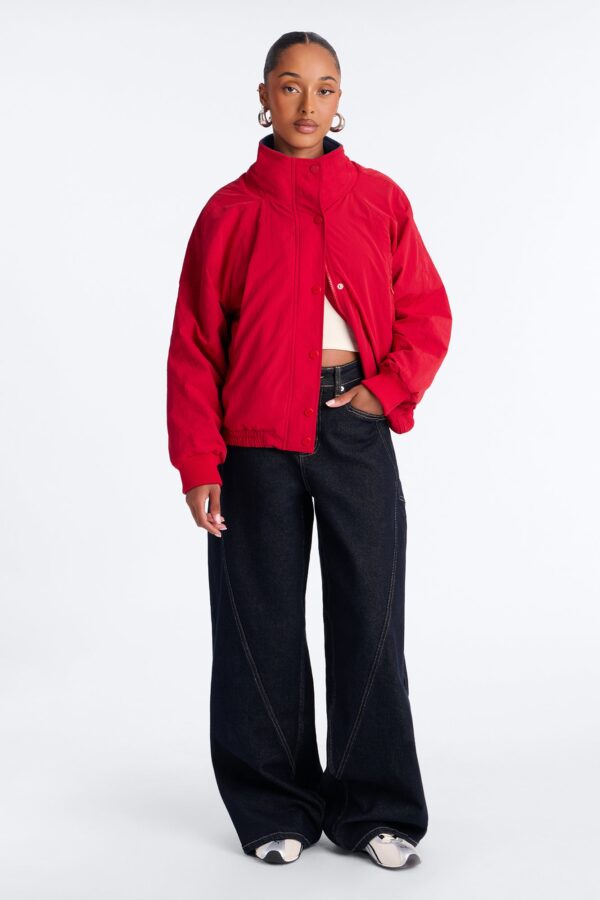 Red Contrast Jacket