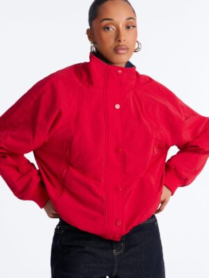 Red Contrast Jacket