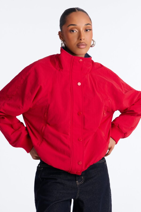 Red Contrast Jacket
