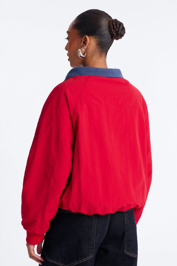 Red Contrast Jacket