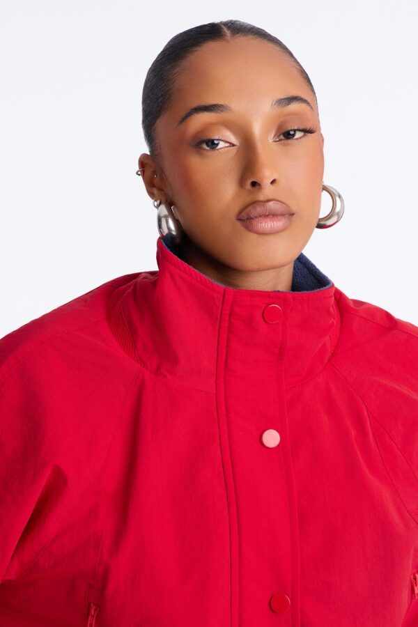 Red Contrast Jacket