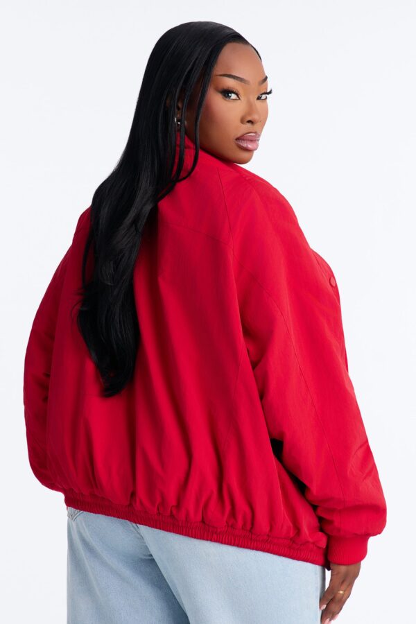 Red Contrast Jacket