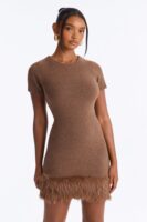 Dress in Brown 71% polyester