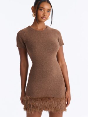 Dress in Brown 71% polyester