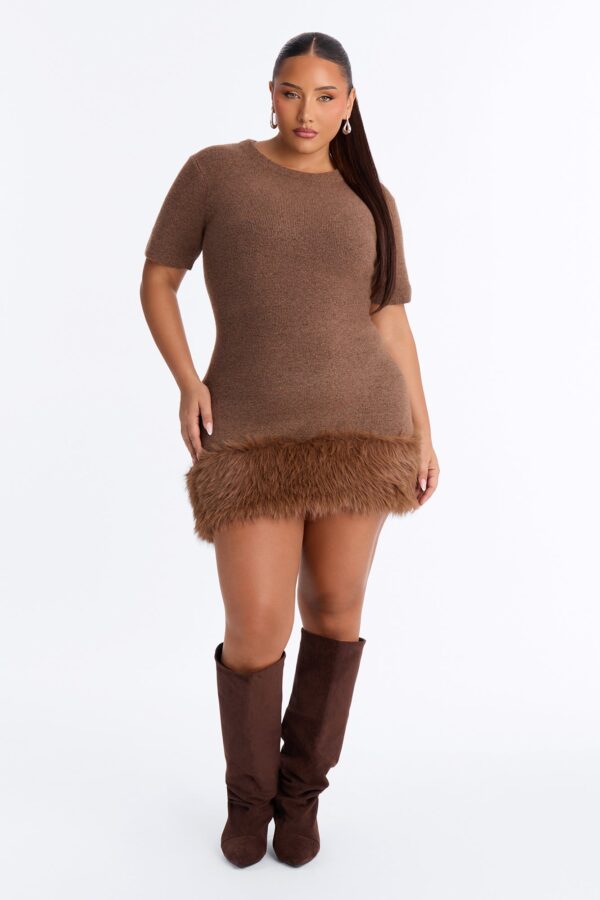 Dress in Brown 71% polyester