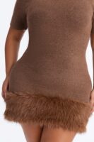 Dress in Brown 71% polyester
