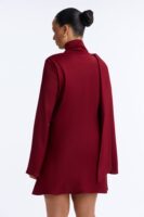Dress in Burgundy 100% polyester
