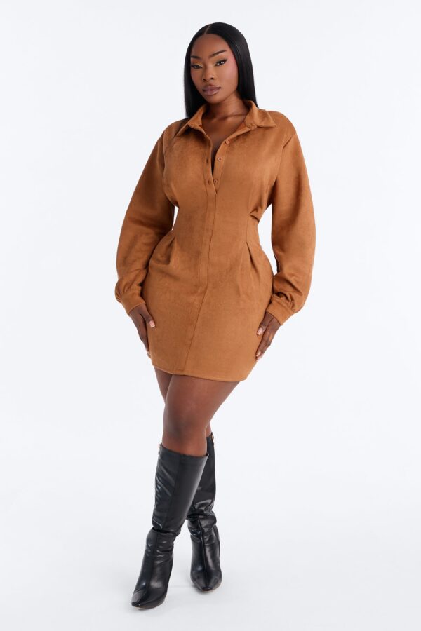 Ladies Kit Camel Dress