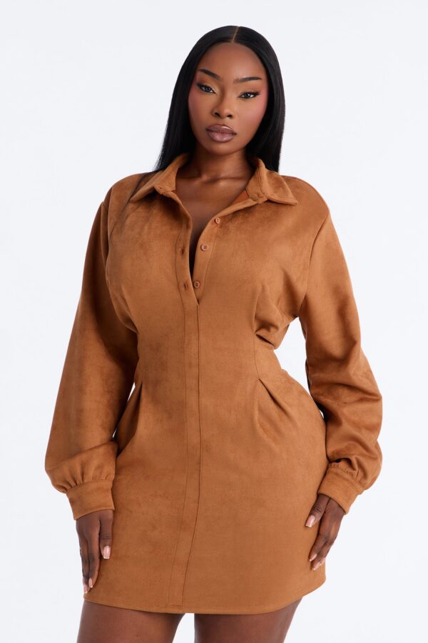 Ladies Kit Camel Dress