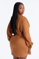 Ladies Kit Camel Dress