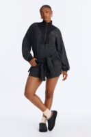 Romper in Charcoal 89% polyester