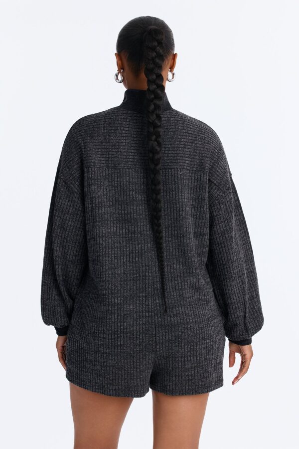 Romper in Charcoal 89% polyester