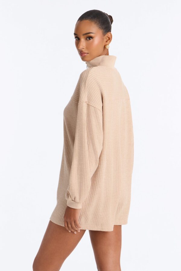 Romper in Nude 89% polyester