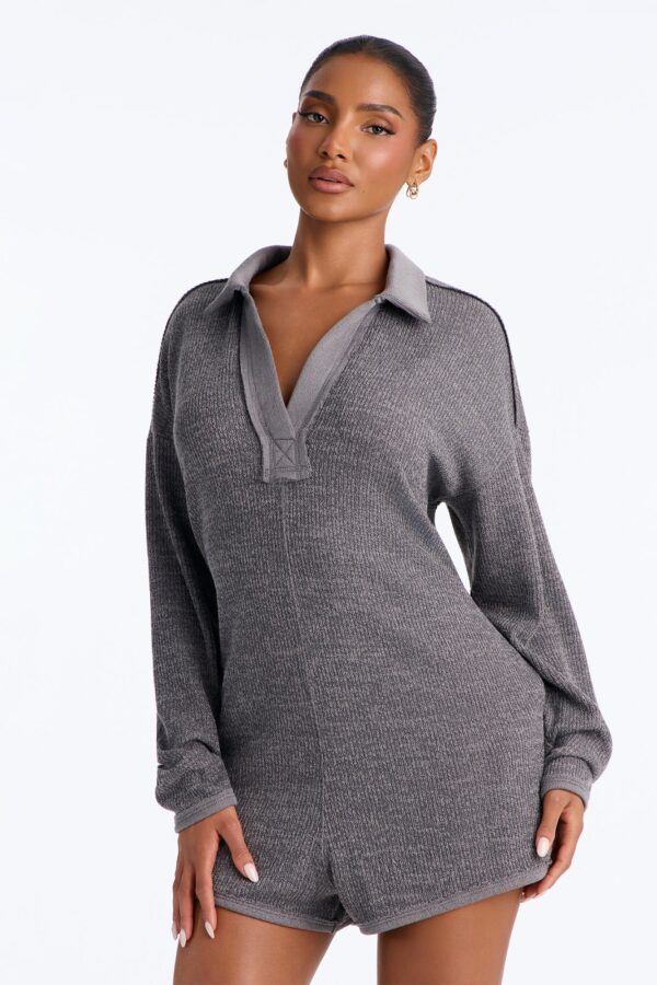 Romper in Charcoal